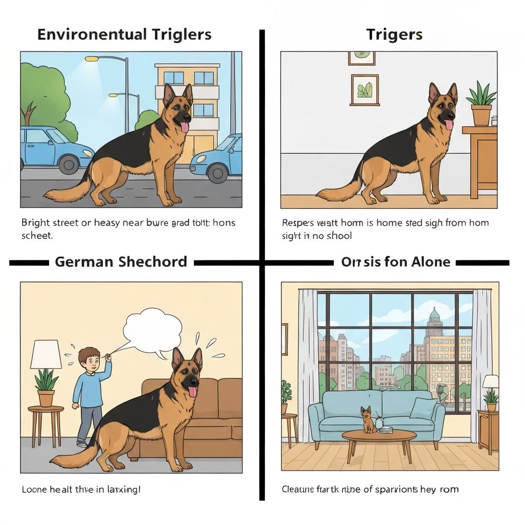 Factors contributing to German Shepherd separation anxiety